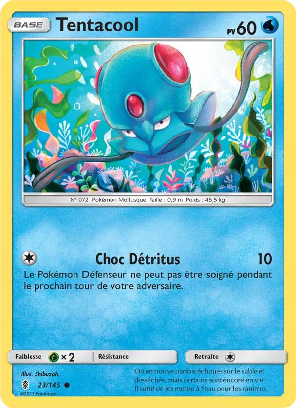 Carte Tentacool 23/145 – Gardiens Ascendants