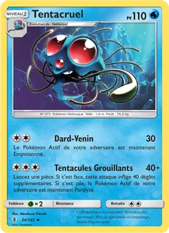 Carte Tentacruel 24/145 – Gardiens Ascendants