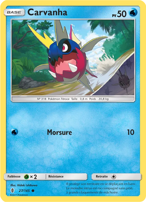 Carte Carvanha 27/145 – Gardiens Ascendants