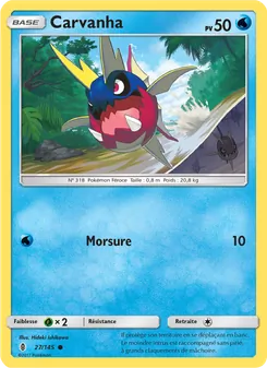 Carte Carvanha 27/145 – Gardiens Ascendants