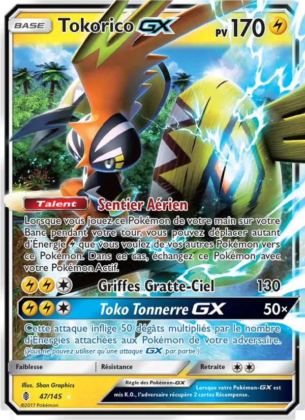 Carte Tokorico GX 47/145 – Gardiens Ascendants