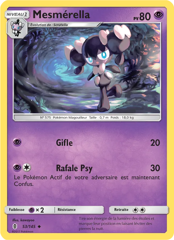 Carte Mesmérella 53/145 – Gardiens Ascendants