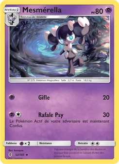 Carte Mesmérella 53/145 – Gardiens Ascendants