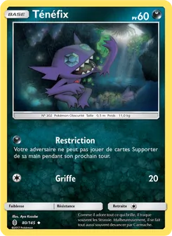Carte Ténéfix 80/145 – Gardiens Ascendants