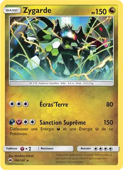 Carte Zygarde 100/147 – Ombres Ardentes