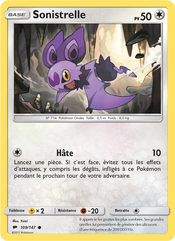 Carte Sonistrelle 109/147 – Ombres Ardentes