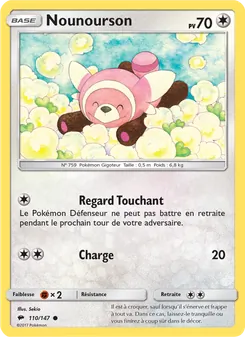 Carte Nounourson 110/147 – Ombres Ardentes
