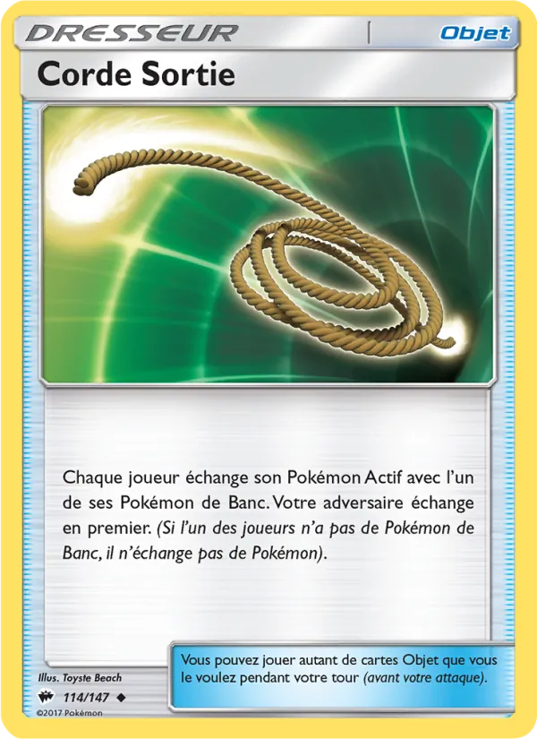 Carte Corde Sortie 114/147 – Ombres Ardentes