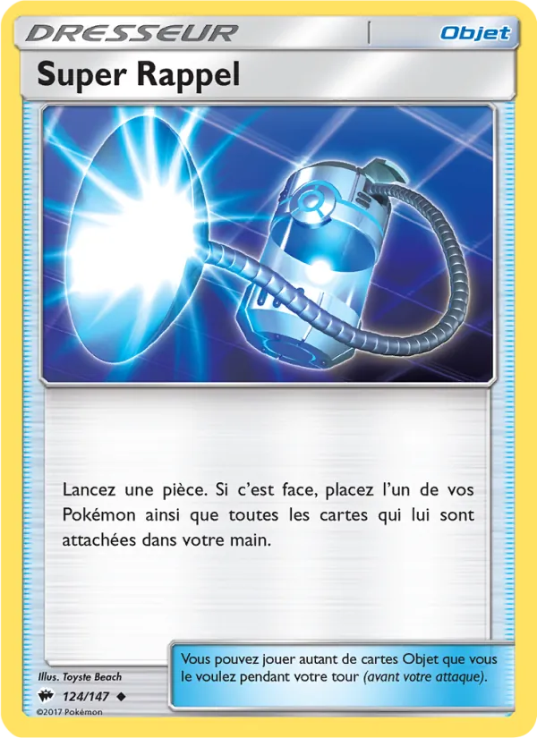 Carte Super Rappel 124/147 – Ombres Ardentes