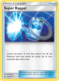 Carte Super Rappel 124/147 – Ombres Ardentes