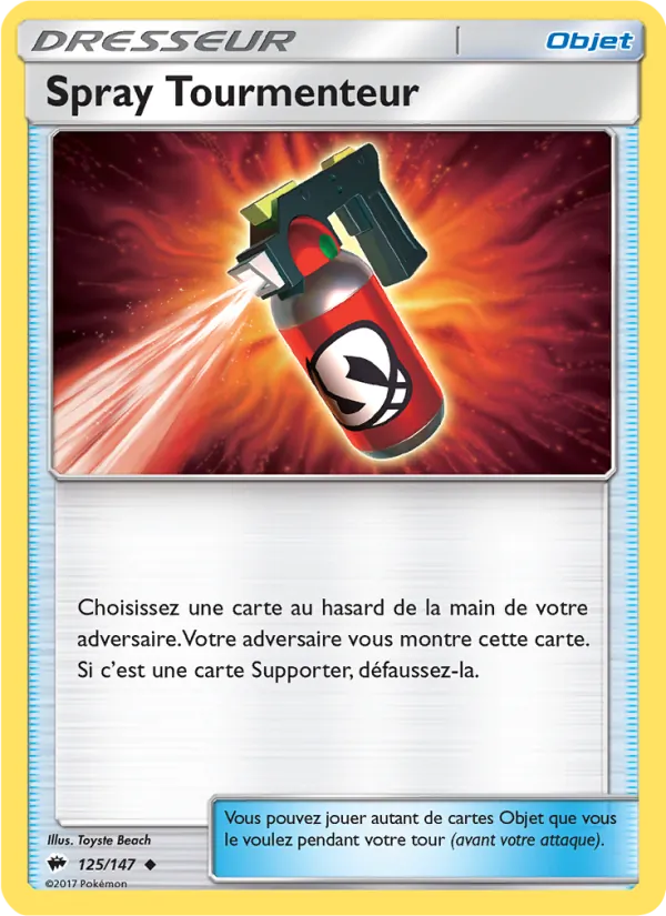 Carte Spray Tourmenteur 125/147 – Ombres Ardentes