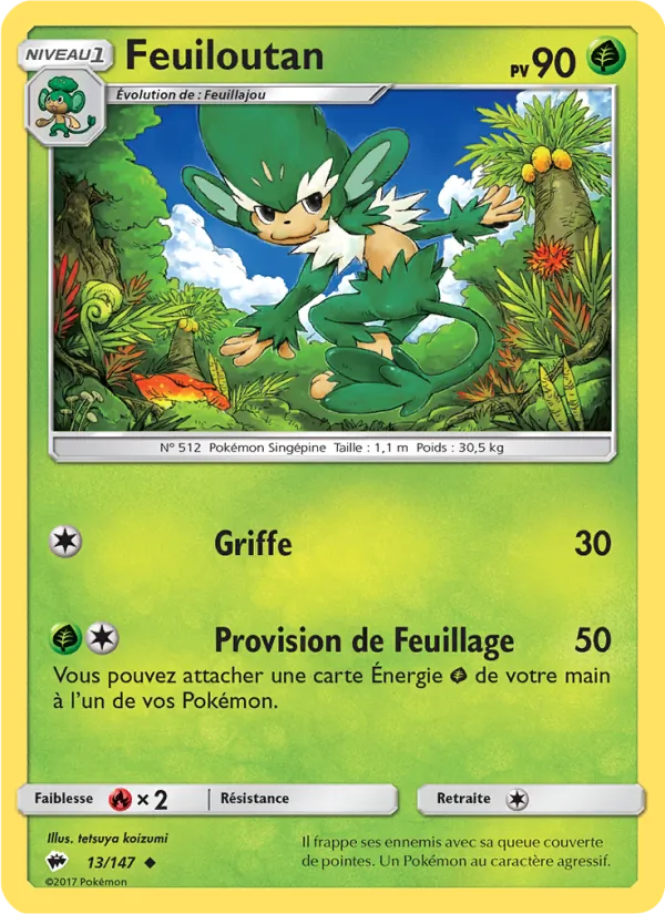 Carte Feuiloutan 13/147 – Ombres Ardentes