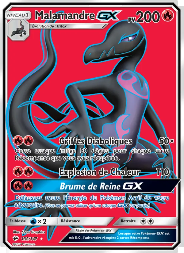 Carte Malamandre GX 132/147 – Ombres Ardentes