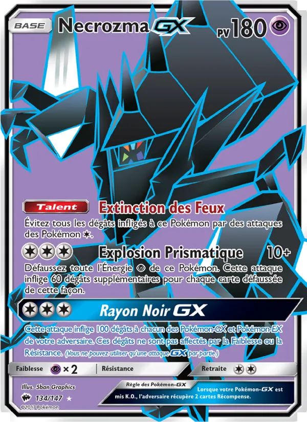 Carte Necrozma GX 134/147 – Ombres Ardentes