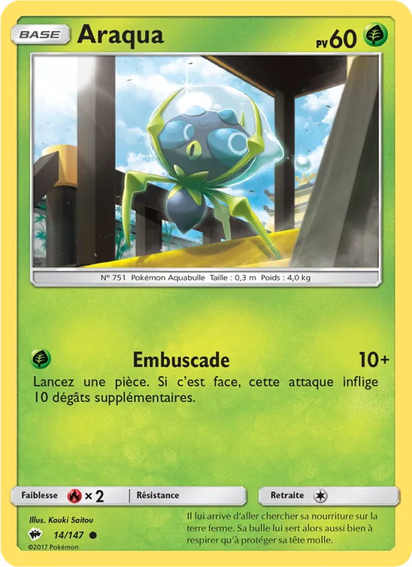 Carte Araqua 14/147 – Ombres Ardentes