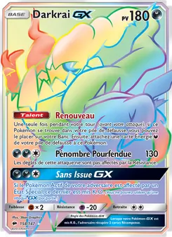 Carte Darkrai GX 158/147 – Ombres Ardentes