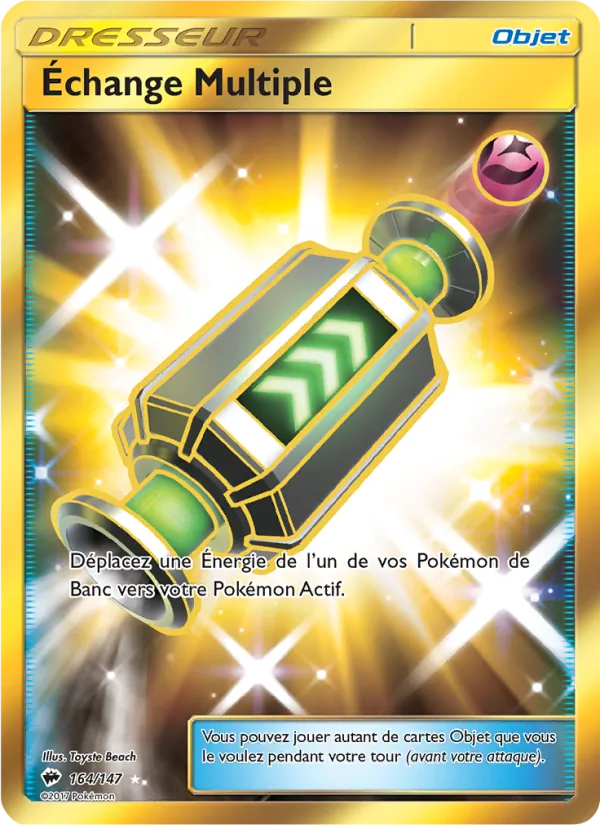 Carte Échange Multiple 164/147 – Ombres Ardentes