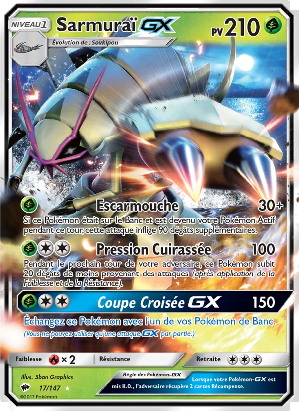 Carte Sarmuraï GX 17/147 – Ombres Ardentes