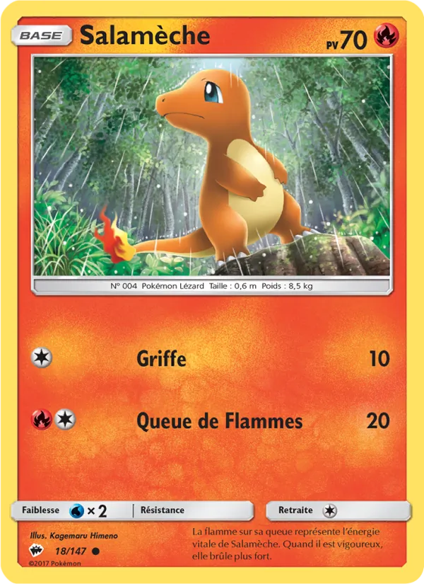Carte Salamèche 18/147 – Ombres Ardentes