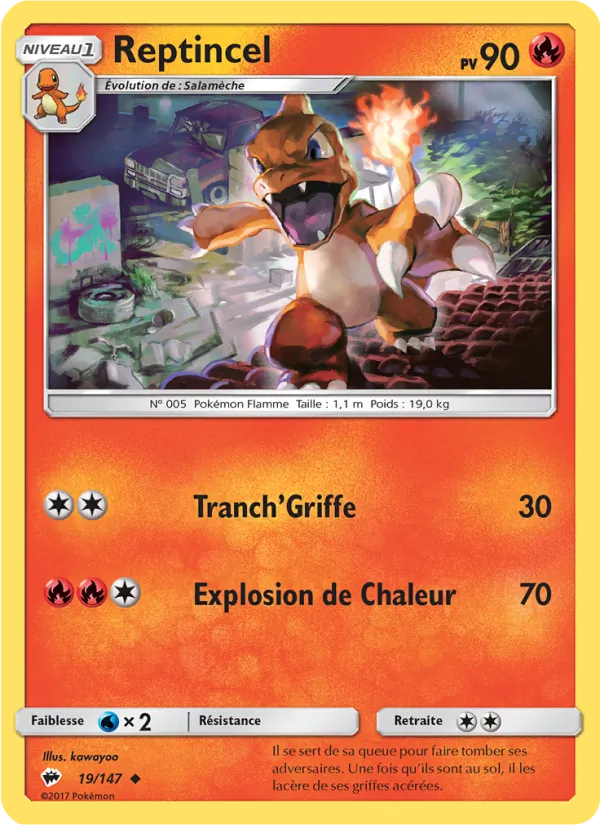 Carte Reptincel 19/147 – Ombres Ardentes