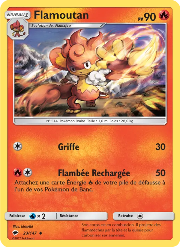 Carte Flamoutan 23/147 – Ombres Ardentes