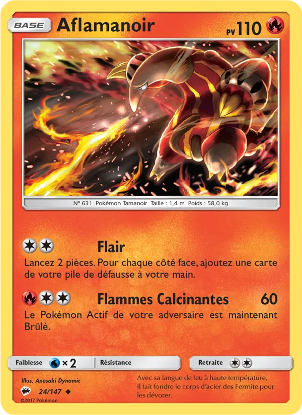 Carte Aflamanoir 24/147 – Ombres Ardentes