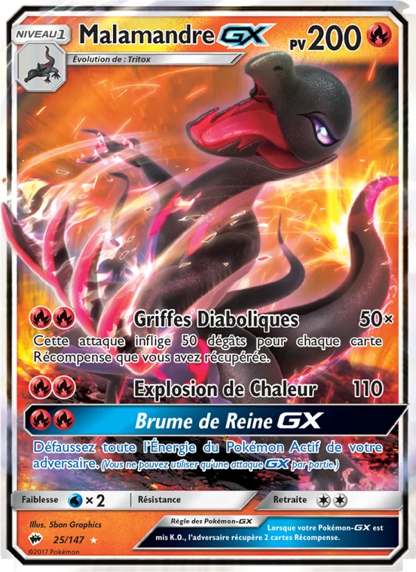 Carte Malamandre GX 25/147 – Ombres Ardentes
