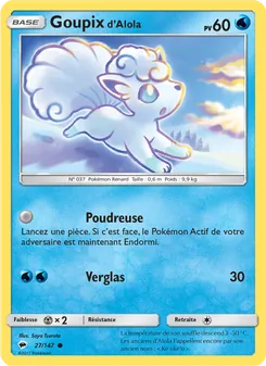 Carte Goupix d’Alola 27/147 – Ombres Ardentes