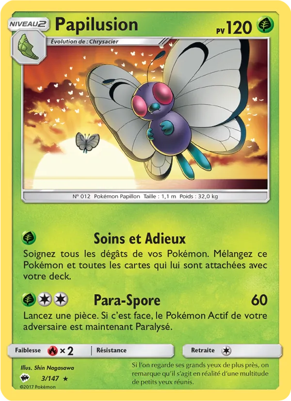 Carte Papilusion 3/147 – Ombres Ardentes