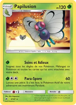 Carte Papilusion 3/147 – Ombres Ardentes