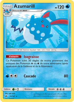 Carte Azumarill 35/147 – Ombres Ardentes