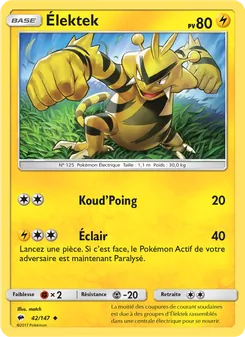 Carte Élektek 42/147 – Ombres Ardentes