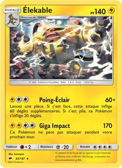Carte Élekable 43/147 – Ombres Ardentes