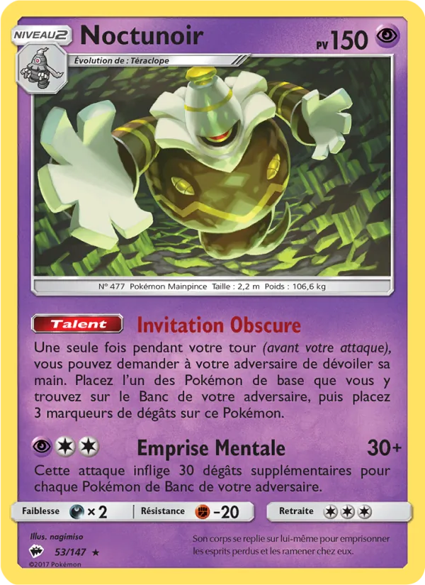 Carte Noctunoir 53/147 – Ombres Ardentes