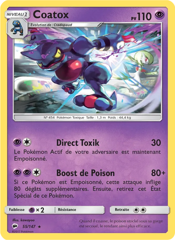 Carte Coatox 55/147 – Ombres Ardentes