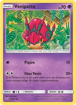 Carte Venipatte 56/147 – Ombres Ardentes