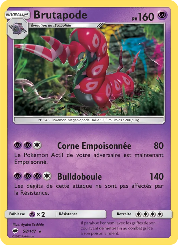 Carte Brutapode 58/147 – Ombres Ardentes