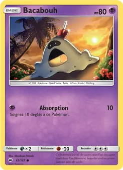 Carte Bacabouh 61/147 – Ombres Ardentes