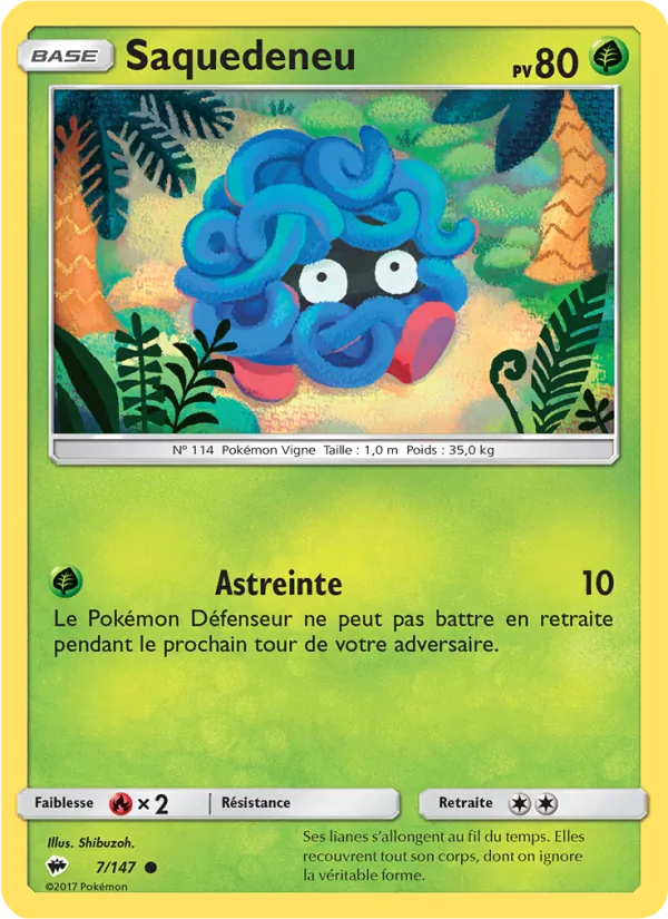 Carte Saquedeneu 7/147 – Ombres Ardentes
