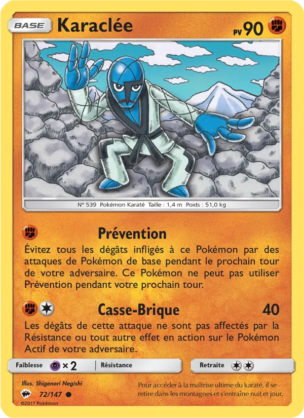 Carte Karaclée 72/147 – Ombres Ardentes