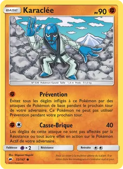 Carte Karaclée 72/147 – Ombres Ardentes