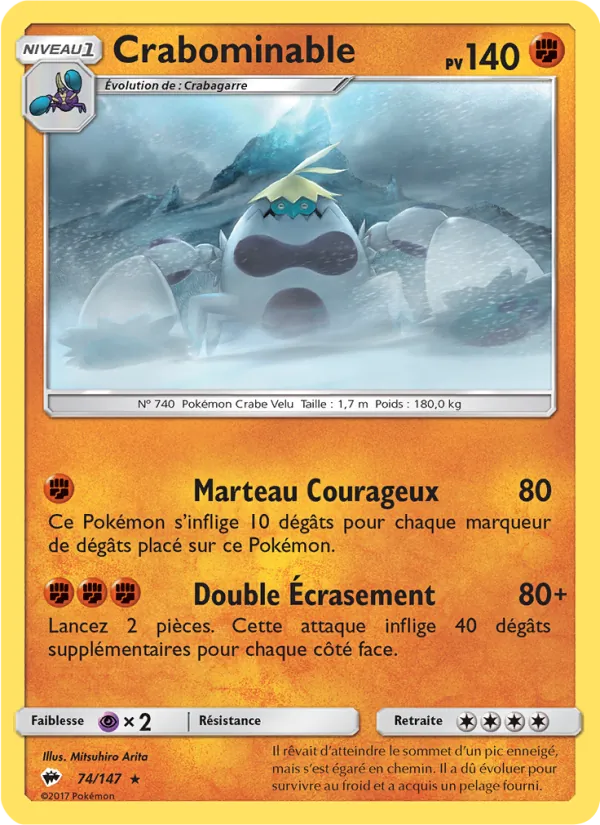 Carte Crabominable 74/147 – Ombres Ardentes