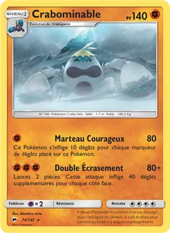 Carte Crabominable 74/147 – Ombres Ardentes