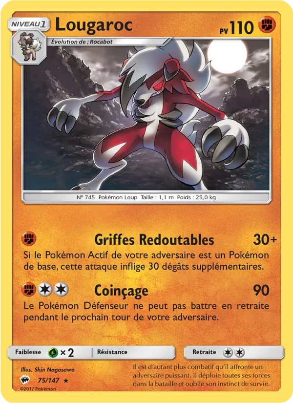 Carte Lougaroc 75/147 – Ombres Ardentes