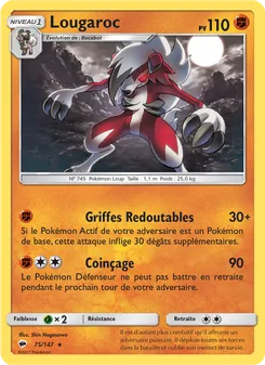 Carte Lougaroc 75/147 – Ombres Ardentes