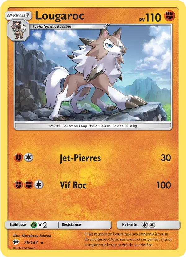 Carte Lougaroc 76/147 – Ombres Ardentes