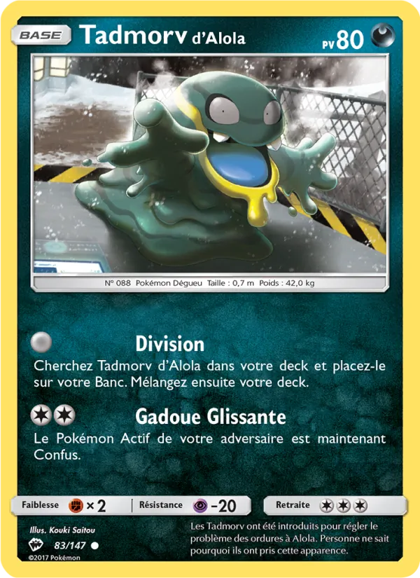 Carte Tadmorv d’Alola 83/147 – Ombres Ardentes