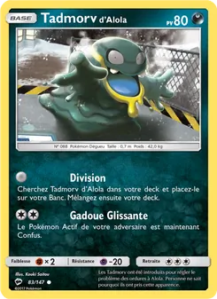 Carte Tadmorv d’Alola 83/147 – Ombres Ardentes