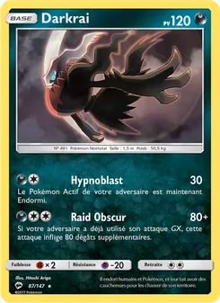 Carte Darkrai 87/147 – Ombres Ardentes