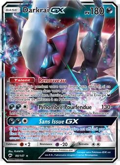 Carte Darkrai GX 88/147 – Ombres Ardentes